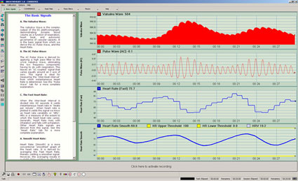 BreathHeart Basic Signals Screen Interface BreathHeart sceenshot